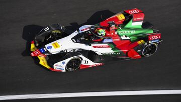 Truco de magia de Di Grassi para imponerse sobre la línea