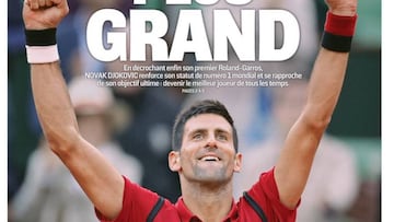 Portada de L&acute;Equipe del 6 de junio de 2016.