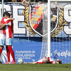 El Fuenlabrada muere a las puertas de la muralla lucense