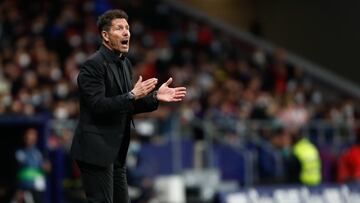 Simeone backs Atlético players to secure Champions League football