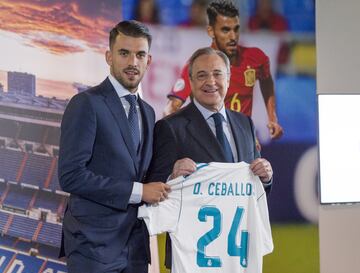 Las mejores imágenes de la presentación de Dani Ceballos