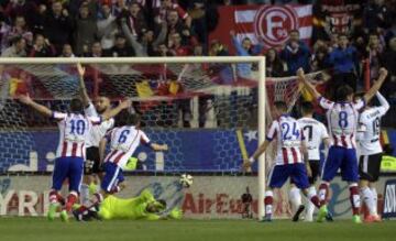 Koke marca el 1-0.