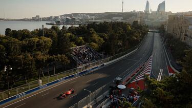 Ciurcuito de F-1 en Bakú.