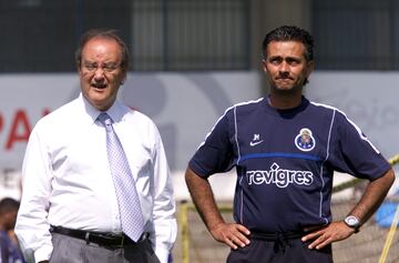 Pinto Da Costa, junto a Mourinho en 2004 en el Oporto.