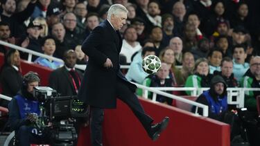 Ancelotti, entrenador del Real Madrid.