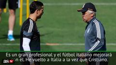 Ancelotti-Cristiano, amigos enfrentados
