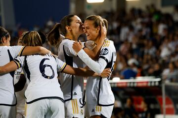 11/05/24 FUTBOL FEMENINO LIGAF
PARTIDO PRIMERA DIVISION IBERDROLA 
REAL MADRID - ATLETICO DE MADRID
MOLLER CELEBRA EL GOL 1-0 ALEGRIA 
