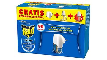 repelente mosquitos Difusor eléctrico Raid