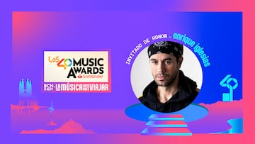La sorpresa de Los40 Music Awards Santander: Enrique Iglesias está en Barcelona