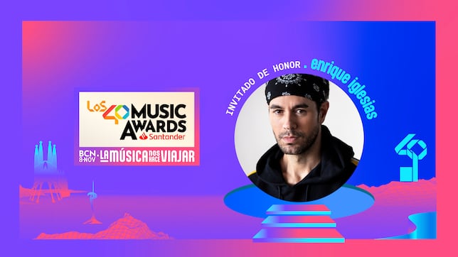 La sorpresa de Los40 Music Awards Santander: Enrique Iglesias está en Barcelona