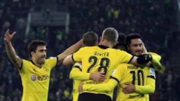 El Dortmund vence al Gladbach y se afianza en el segundo puesto