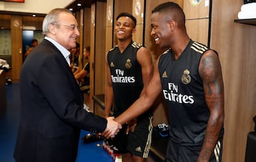 Florentino with Vinicius