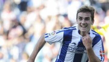 <b>DISCULPAS. </b>Griezmann quiso reconciliarse con la afición.