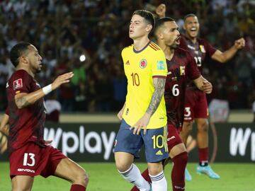 Colombia gana en Venzuela pero no jugará el repechaje por el triunfo de Perú ante Paraguay