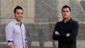 <b>DOBLE CARRIL. </b>David García juega de lateral izquierdo en el Espanyol y Chicha, de carrilero derecho.