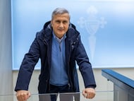 Milorad Ratkovic posa para AS en el Museo del Celta en Balaídos.