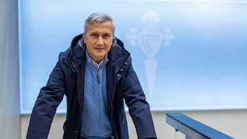 Milorad Ratkovic posa para AS en el Museo del Celta en Balaídos.