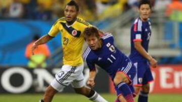 El defensa vallecaucano fue titular en el partido de Colombia ante Japón en Brasil 2014.