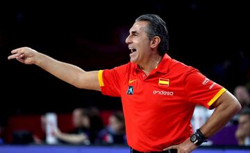 El seleccionador de Espa?a, Sergio Scariolo.