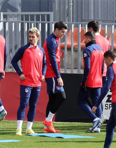 Morata y Correa, hambre de gol