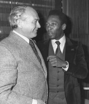 Pelé con Alfredo Di Stéfano.