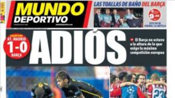 CRÏTICA. La portada de ayer de ‘Mundo Deportivo’.