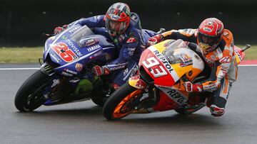 Márquez y Maverick en la Q2