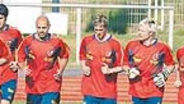 <b>PUESTA A PUNTO</B>. Los internacionales se concentrarán a partir del próximo 28 de mayo en las instalaciones de la Ciudad del Fútbol para viajar a Portugal el próximo día 6.