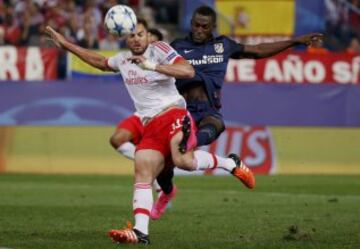 Jackson Martínez tuvo sus primeros 90 minutos en la Champions con la camiseta del Atlético de Madrid.