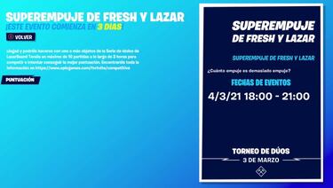 Torneo de Lazarbeam Superempuje en Fortnite: horarios y cómo conseguir su skin gratis