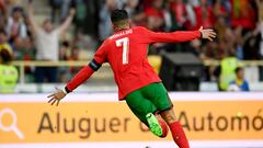 Portugal's forward #07 Cristiano Ronaldo