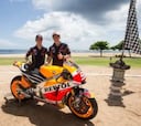 Márquez y Pedrosa presentan su Honda para 2015 en Bali