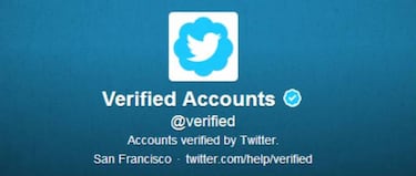 Presume de cuenta verificada en Twitter
