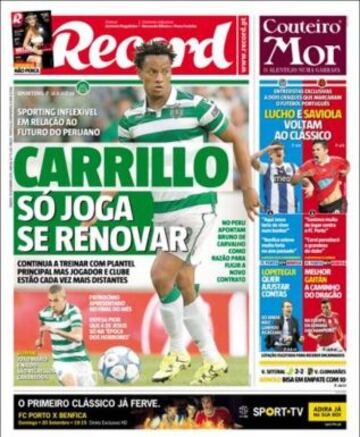 Portadas de la prensa deportiva