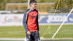 Pablo Fornals durante una sesi&oacute;n de entrenamiento.