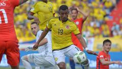 Farid D&iacute;az durante el partido entre la Selecci&oacute;n Colombia y Chile por las Eliminatorias Sudamericanas rumbo a Rusia 2018