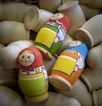 La matrioshka es unos de los objetos más reconocibles de la cultura rusa.