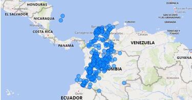 Mapa de casos y muertes por coronavirus por departamentos en Colombia: hoy, 16 de mayo