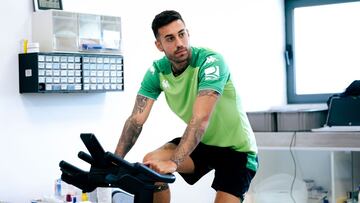 Víctor Camarasa, pasando el reconocimiento.