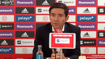 Marcelino: "Hay capacidad para llegar a finales, pero no para ganarlas"