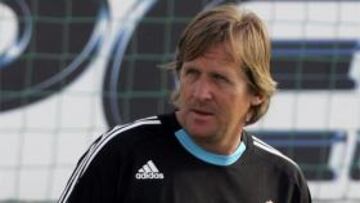 Bernd Schuster durante su etapa como entrenador del Real Madrid