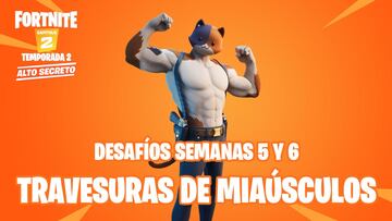Fortnite Capítulo 2 - Temporada 2 | Desafíos de Travesuras de Miaúsculos