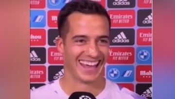 Lucas Vázquez se lleva todas las risas con su respuesta