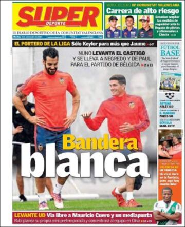 Portadas de la prensa mundial