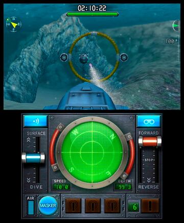 Captura de pantalla - Steel Diver: Sub Wars (3DS)