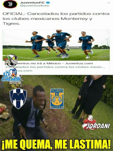 Los memes se burlan de Tigres y Rayados por el 'No' de Juventus