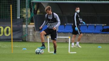 Primer entrenamiento del C&aacute;diz