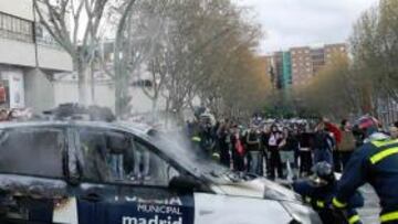 Distrurbios previos al juego Rayo Vallecano contra Betis