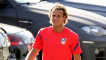 <b>A PUNTO DE SALIR. </b>Forlán, en el Cerro del Espino.