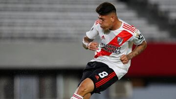 Jorge Carrascal anotó gol en el más reciente juego de River Plate.
